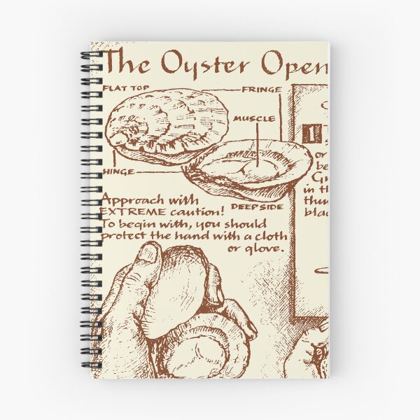 Item preview, Oyster Opening Guide designed and sold by wonder-webb.