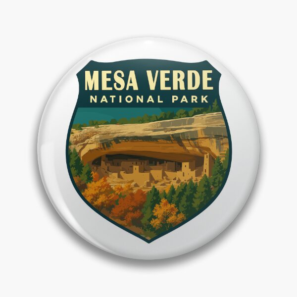 Item preview, Mesa Verde National Park Colorado Retro Sticker designed and sold by Ismeal Von.