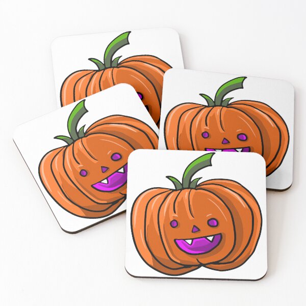 Item preview, Spooky Purple Smile Jack-o'-Lantern - Cute Halloween Pumpkin Doodle designed and sold by tsbbstudio.