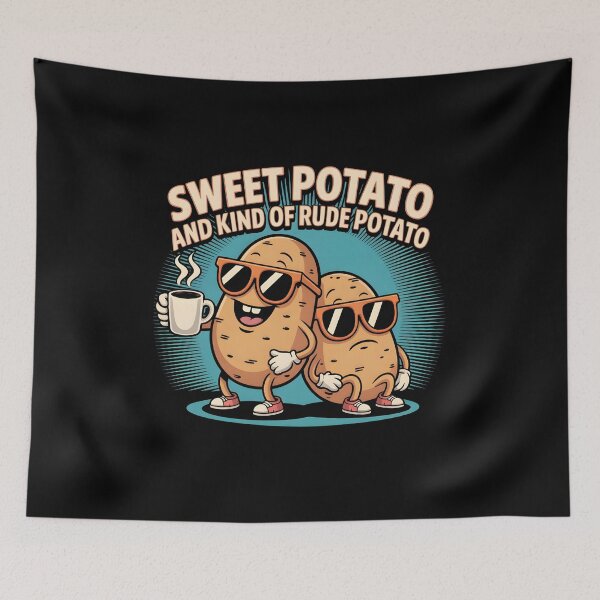Item preview, Sweet Potato And Kind Of Rude Potato designed and sold by Naitsebas.