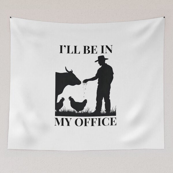 Item preview, Funny Farmer I'll Be in my Office Farming Life Humor designed and sold by MouDantArts.