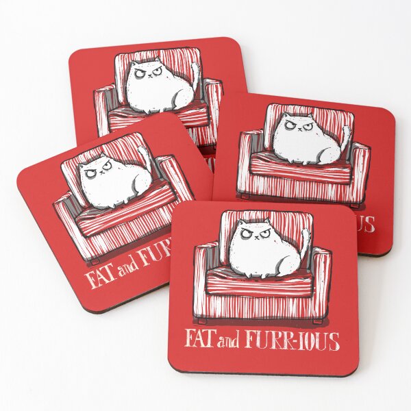 Item preview, Fat and furr-ious designed and sold by kharma zero.