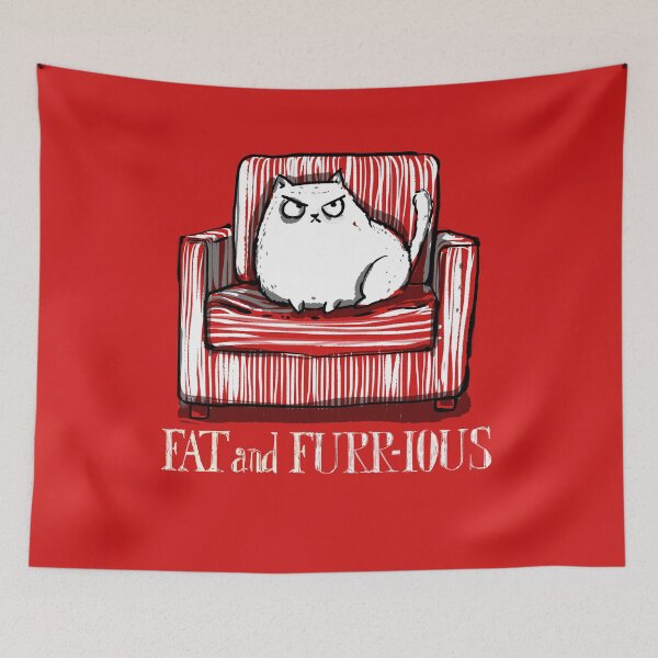 Item preview, Fat and furr-ious designed and sold by kharma zero.
