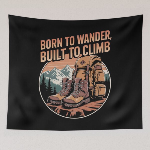 Item preview, hiking lover - solo hiker - nature lover - outdoor adventure - alone in nature - peaceful hiking life - anti social hiker - hiking aesthetic - mountain solitude - Free nature for all designed and sold by JansenGS.