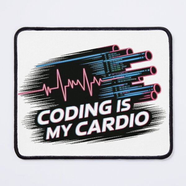 Item preview, Coding is my Cardio Funny Programmer T-Shirt | Software Developer Gift | Coding Humor designed and sold by al21ex.