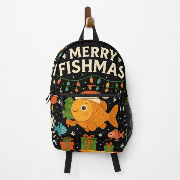 Item preview, Merry Fishmas, Cute Gift for Fishing Lovers designed and sold by MagdaMoonArt.
