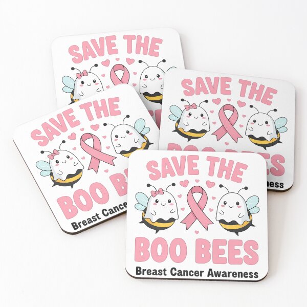 Item preview, Save the Boo Bees - Breast Cancer Awareness designed and sold by Jaanussar.