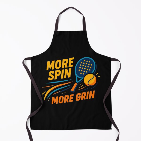 Item preview, Padel More Spin More Grin Tennis Fun designed and sold by LuminOrb.