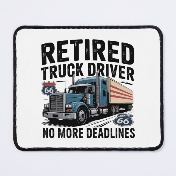Item preview, Retired Truck Driver Shirt | No More Deadlines, Trucker Retirement Gift Classic T-Shirt  designed and sold by podlook.