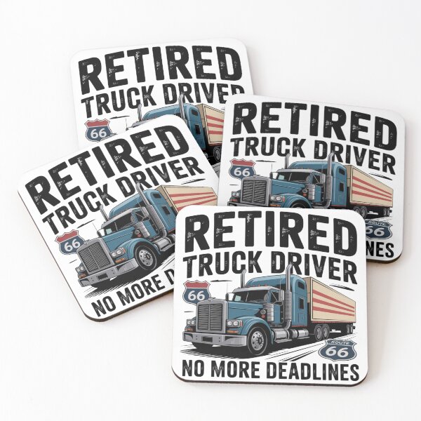 Item preview, Retired Truck Driver Shirt | No More Deadlines, Trucker Retirement Gift Classic T-Shirt  designed and sold by podlook.