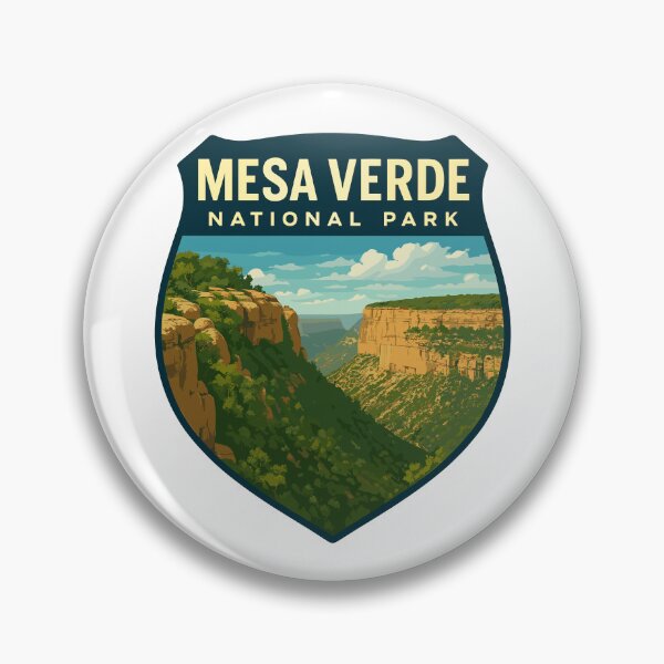 Item preview, Mesa Verde National Park Colorado Retro Sticker designed and sold by Ismeal Von.