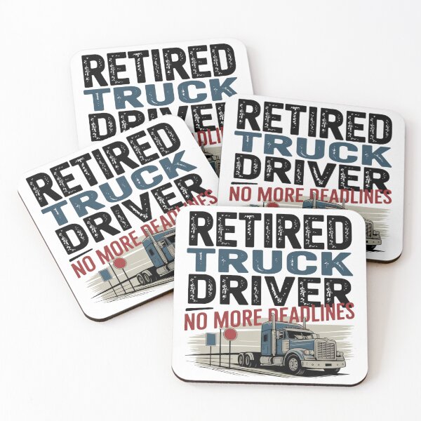 Item preview, Retired Truck Driver Shirt | No More Deadlines, Trucker Retirement Gift Classic T-Shirt  designed and sold by podlook.