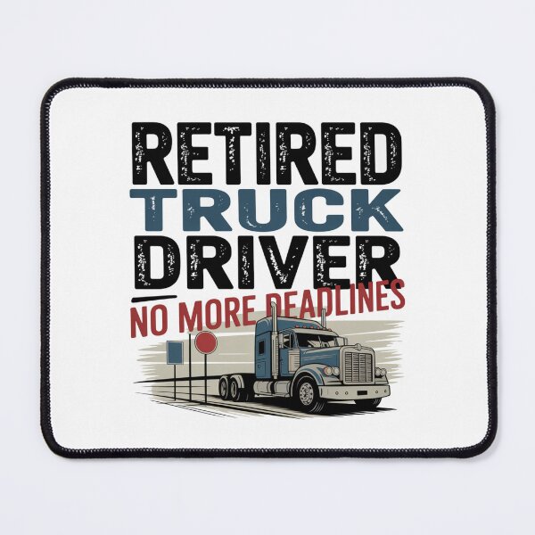 Item preview, Retired Truck Driver Shirt | No More Deadlines, Trucker Retirement Gift Classic T-Shirt designed and sold by podlook.