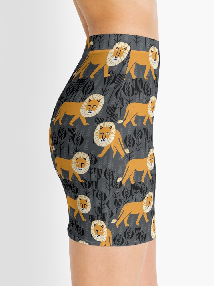 Alternate view of Safari Lion Pattern by Andrea Lauren Mini Skirt
