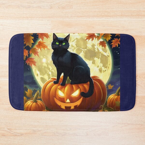 Item preview, Pumpkin King Cat designed and sold by DomiMagdalena.