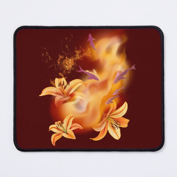 Item preview, Fiery Bloom: Koi Fish and Lily Dance designed and sold by IREMORHAN.