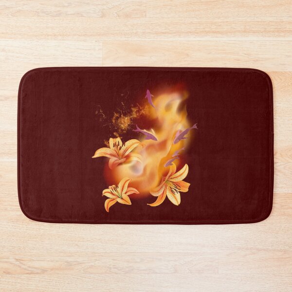 Item preview, Fiery Bloom: Koi Fish and Lily Dance designed and sold by IREMORHAN.