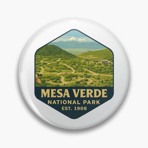 Item preview, Mesa Verde National Park Colorado Retro Sticker designed and sold by Ismeal Von.