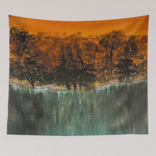 Item preview, 'Autumn Landscape' - Painting by Angus's Mum designed and sold by AngusThePug.