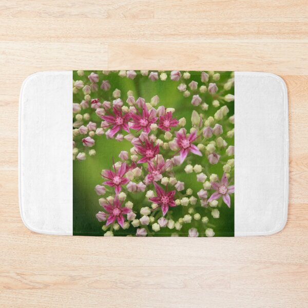 Item preview, Pink flowers on green background designed and sold by olena2552.