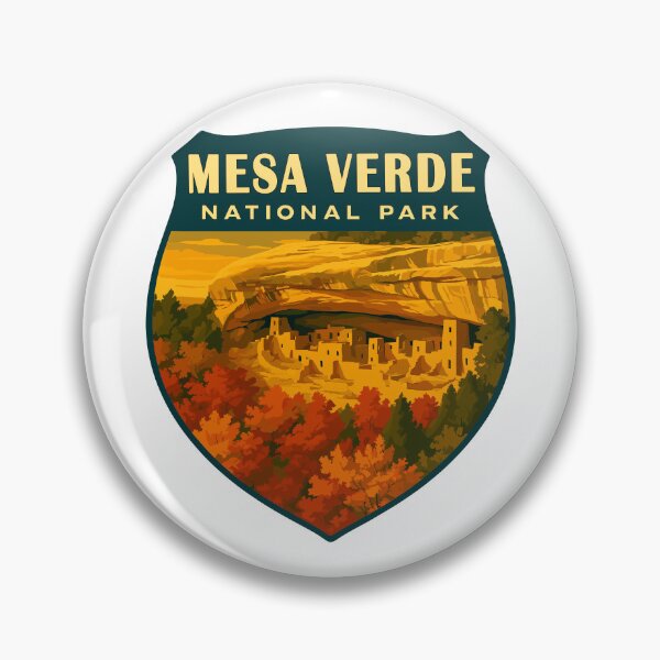 Item preview, Mesa Verde National Park Colorado Retro Sticker designed and sold by Ismeal Von.
