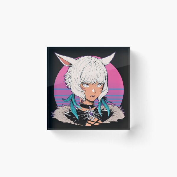 Item preview, Final Fantasy XIV - Synthwave Y'shtola designed and sold by nyanjutsu.