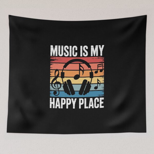 Item preview, Music is My Happy Place designed and sold by jkrphoto.