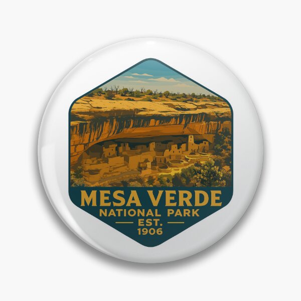 Item preview, Mesa Verde National Park Colorado Retro Sticker designed and sold by Ismeal Von.