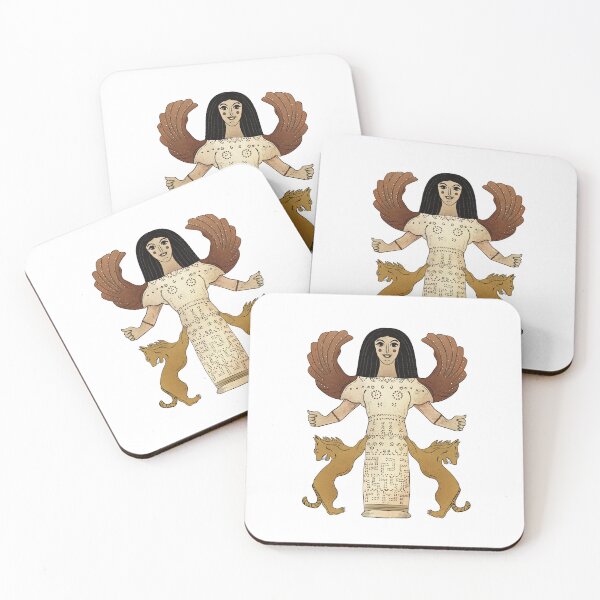 Item preview, The Great Winged Goddess – Potnia Theron of Rhodes designed and sold by Ancient-Tales.