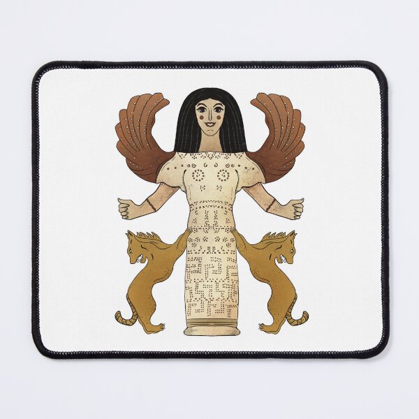 Item preview, The Great Winged Goddess – Potnia Theron of Rhodes designed and sold by Ancient-Tales.