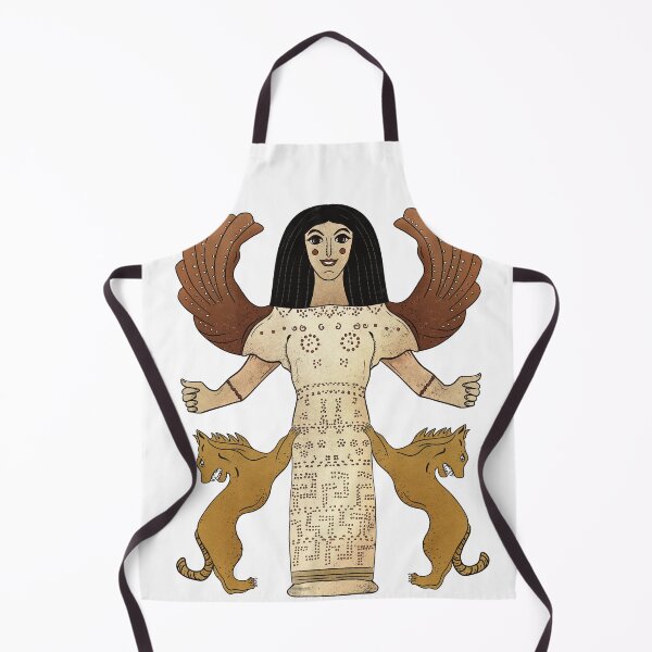Item preview, The Great Winged Goddess – Potnia Theron of Rhodes designed and sold by Ancient-Tales.