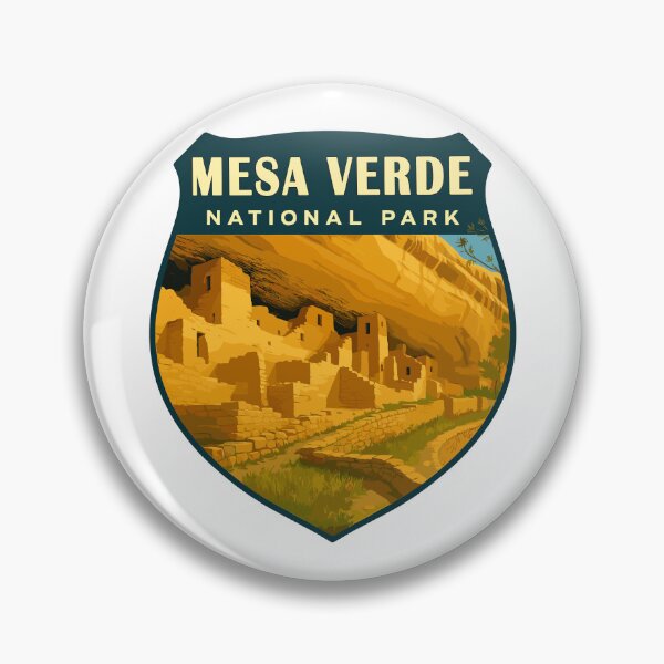 Item preview, Mesa Verde National Park Colorado Retro Sticker designed and sold by Ismeal Von.