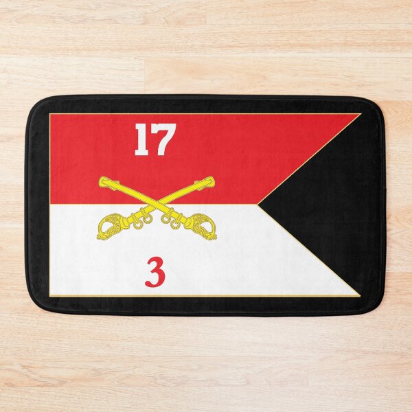 Artikelvorschau, Armee - 3. Schwadron, 17. Kavallerie Guidon X 300 entworfen und verkauft von Military Insignia Products.