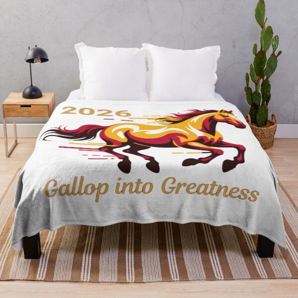 Item preview, Gallop into Greatness 2026 Motivational Design, Year of the Horse designed and sold by Bliss Find And Design.