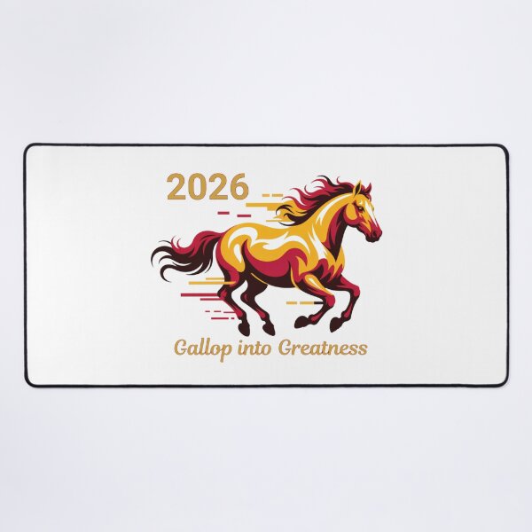 Item preview, Gallop into Greatness 2026 Motivational Design, Year of the Horse designed and sold by Bliss Find And Design.