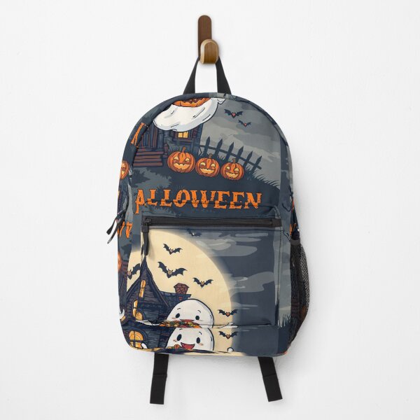 Item preview, Spooky Night Treat Happy Halloween Ghost and Haunted House designed and sold by lovelynong.