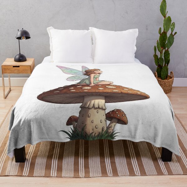 Item preview, Fairy sitting on a giant mushroom designed and sold by Dali RB.