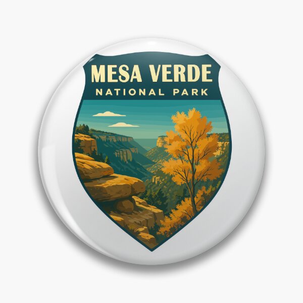 Item preview, Mesa Verde National Park Colorado Retro Sticker designed and sold by Ismeal Von.