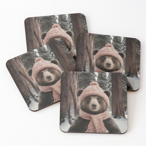 Item preview, Bear in winter. designed and sold by MyHappyArtShop.
