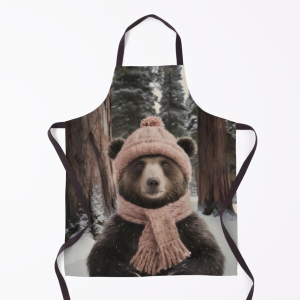 Item preview, Bear in winter. designed and sold by MyHappyArtShop.