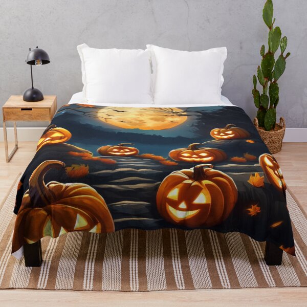 Item preview, Moonlit Pumpkins designed and sold by DomiMagdalena.