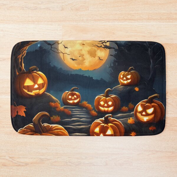 Item preview, Moonlit Pumpkins designed and sold by DomiMagdalena.