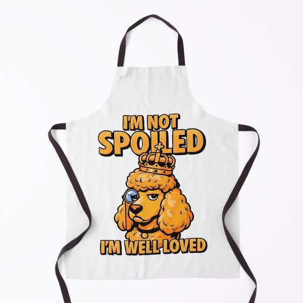 Item preview, Regal Poodle Spoiled Humor Sticker designed and sold by Tong4130.