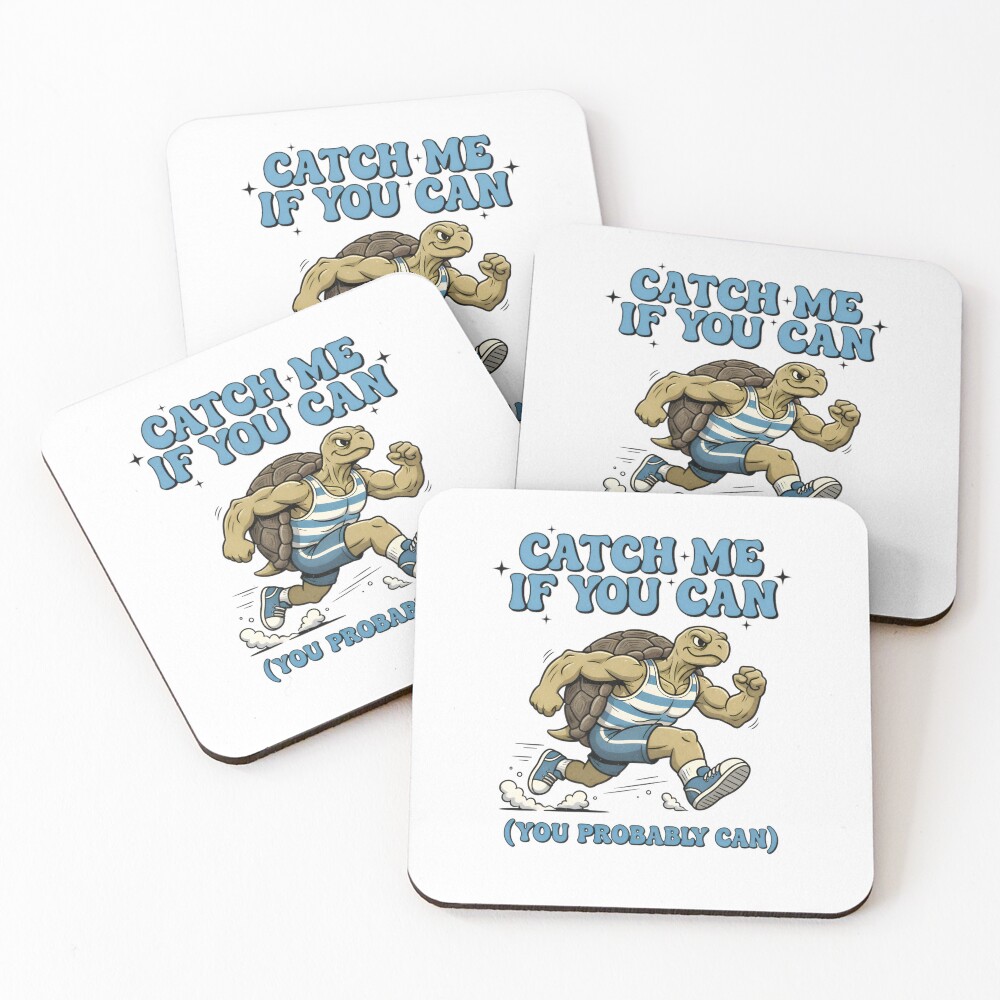 Coasters (Set of 4): Recovery, But Make It Playful