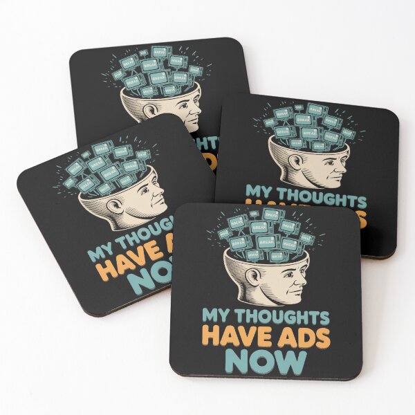 Item preview, My Thoughts Have Ads Now designed and sold by SignumShop.