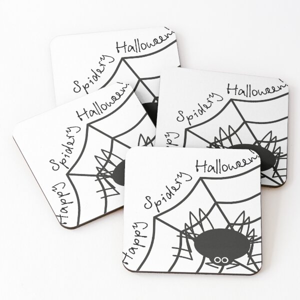 Item preview, Happy Spidery Halloween! Spider on a web 1. Series designed and sold by ZorianArt.