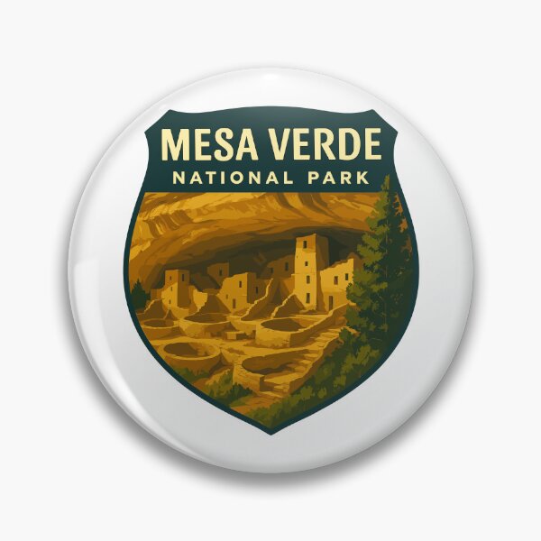 Item preview, Mesa Verde National Park Colorado Retro Sticker designed and sold by Ismeal Von.