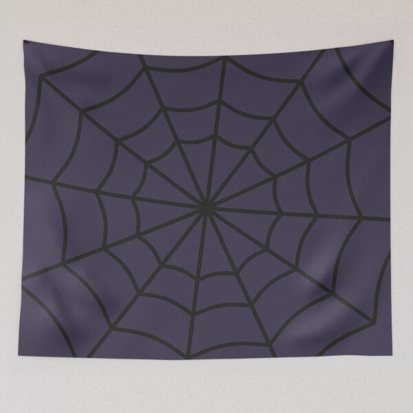Item preview, Spider web round black . Series designed and sold by ZorianArt.