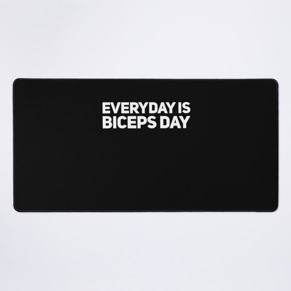 Item preview, Everyday is biceps day bodybuilder motto designed and sold by snowry.