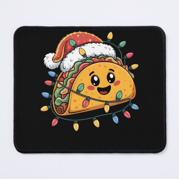 Artikelvorschau, Taco Weihnachtsmütze Weihnachtsbeleuchtung Tacos Weihnachten Frauen Kinder Männer entworfen und verkauft von clothesy7.